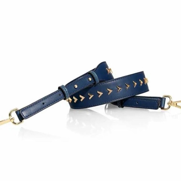 Other - Stylish Blue Strap with Gold Accents